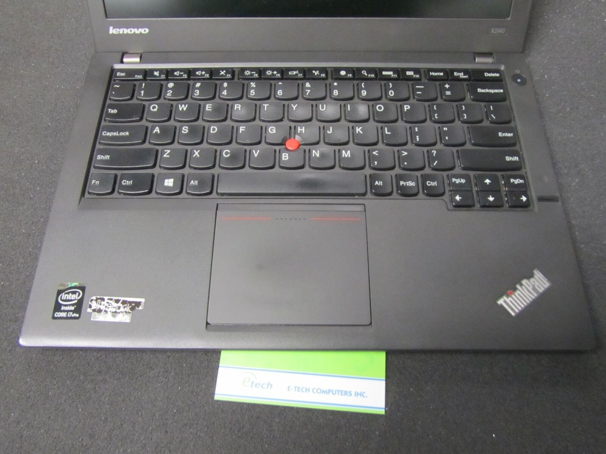ThinkPad x240 i7-4600U 8GB 128GB SSD 12.5