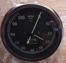 Smiths 10000 RPM Chronometric Rev Counter / Tachometer Replica