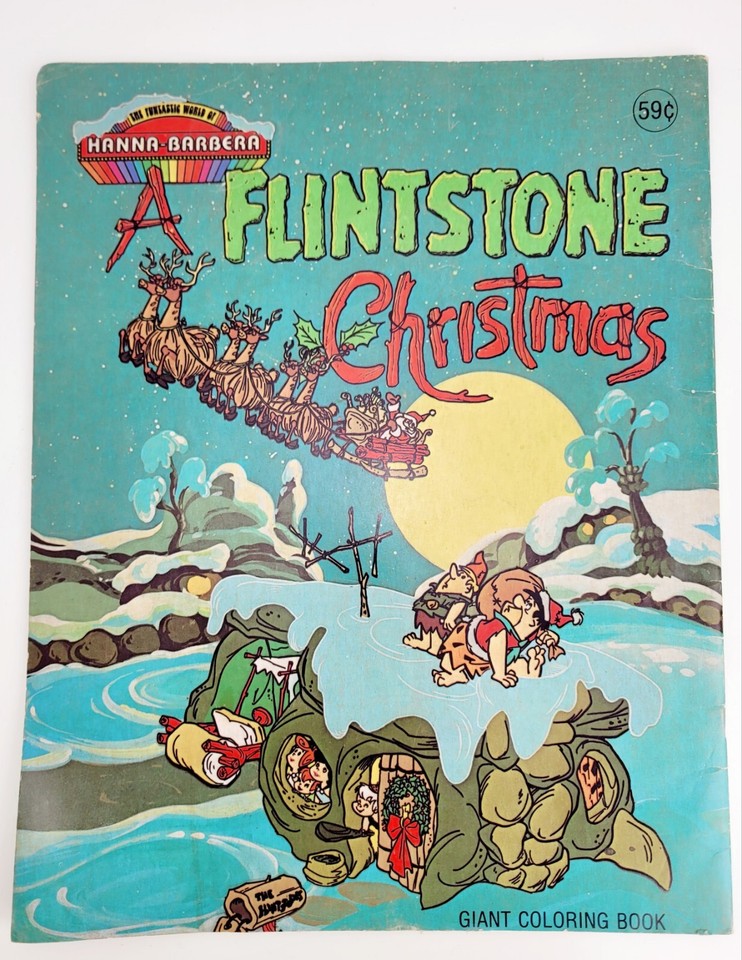 The Flintstones Christmas Coloring Book 1978 By Modern Promotions | eBay