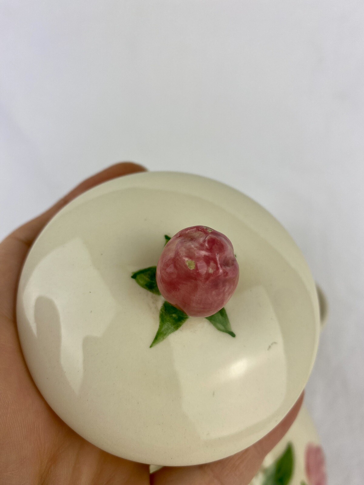 VINTAGE FRANCISCAN DESERT ROSE COFFEE POT w/ LID CALIFORNIA MARK See