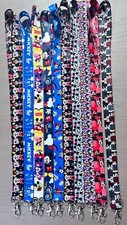 New Lot 10pcs mickey minnie Lanyard Mobile Phone ID Card KeyChain Holder gift