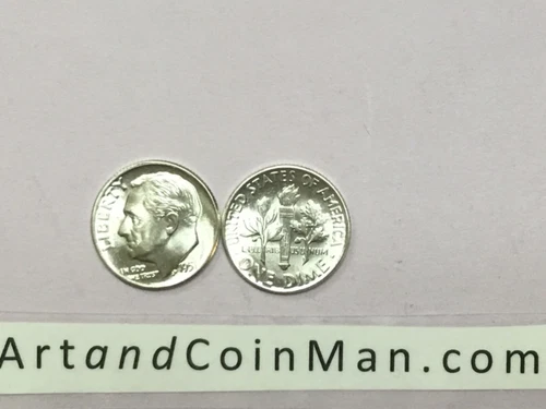 1951 SILVER BU UNCIRCULATED ROOSEVELT DIME. NICE COIN.