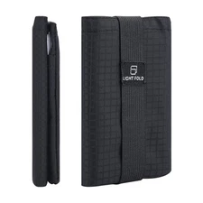 LIGHT FOLD Slim Minimalist Wallets for Men Trifold Nylon Wallet Ultra Thin