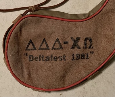 Deltafest 1981 flask - Tri Delta And Chi Omega, Deltas