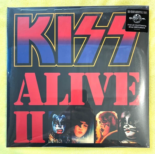 KISS Alive II 180 Gram 2x Vinyl LP New Sealed 2014 USA