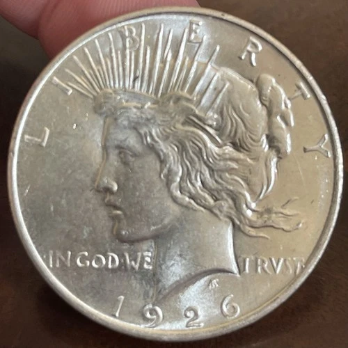 VERY RARE! 1926 D Peace Silver Dollar ~ FROM MS PEACE Set ~ 90% Silver $1