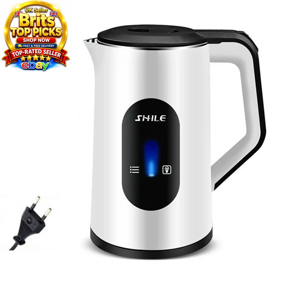 2.2L Stainless Steel Electric Kettle Fast Boil Tea Coffee Pot