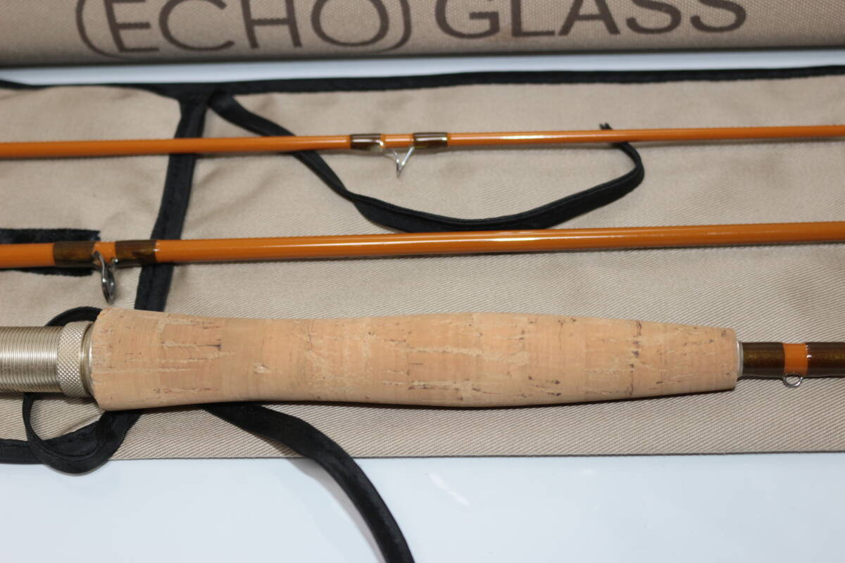 エコーEchoグラスGlass3番6フィート9インチ竿袋&ケース付き