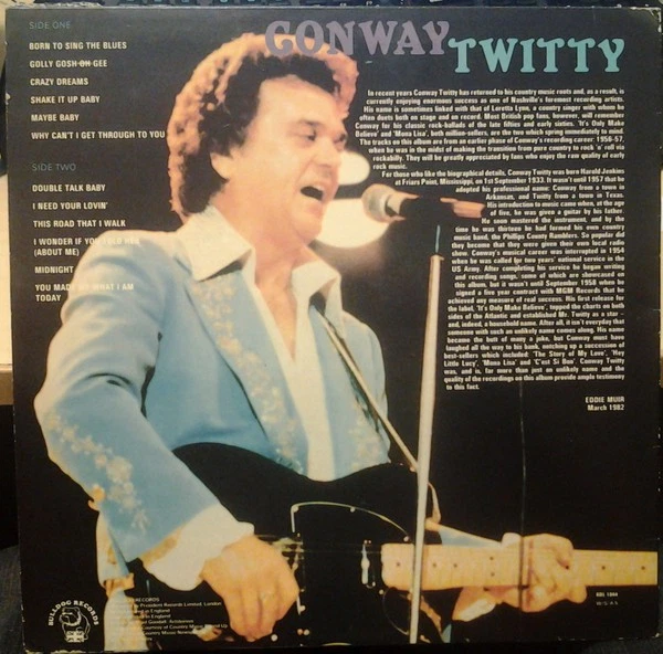 Conway Twitty - Shake It Up Baby (LP, Album, Comp) (Mint (M)) - 3784041011 - Image 2 of 4