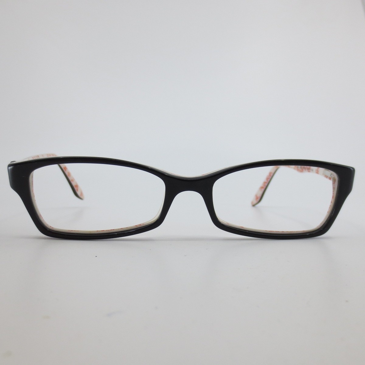 Ray Ban Eyeglasses Black Rectangle Full Rim Women\'s RB 5234 5014 51-16 140 Ray-Ban RB 5234 5014 Black Red Logo Print Rectangular  main image 2