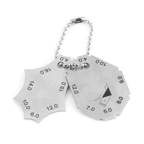 Fillet Weld Tee Joint Welding Throat Depth Leg Length Gauge Ruler Gage Tool - Picture 16 of 22