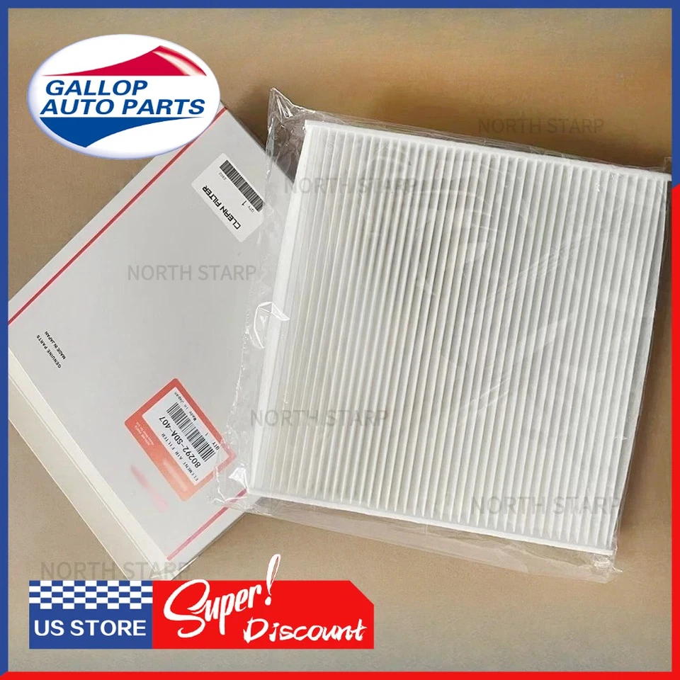 GENUINE HONDA Accord Civic Odyssey CR-V Acura MDX RDX Carbon Cabin Air Filter - Image 4 of 4