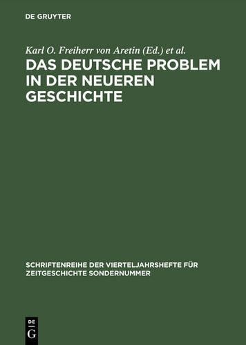 Das deutsche Problem in der neueren Geschichte (Hardback)