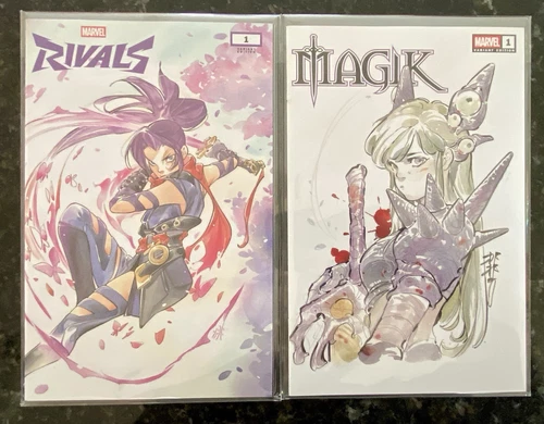 Peach Momoko Marvel Rivals #1 2025 C2E2  & Magik #1 Set ExclusiveLimited NM 🔥🔥