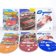 Wii Bundle Monster 4x4 World Circuit, Ford Racing Off Road, & GT Pro Series CIB