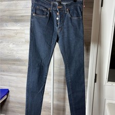 H M Dark Blue Skinny Jeans 977
