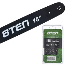 8TEN 18" Chainsaw Guide Bar & Chain .063 3/8 66DL for Stihl MS 660 440 460 360