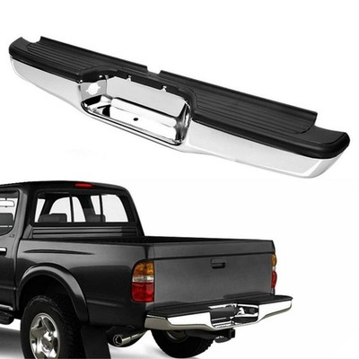Steel Rear Step Bumper Face Bar Toyota Tacoma 1995-2004 TO1102215 Chrome