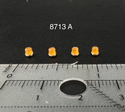 4 Pack 1/87 HO Scale Vintage Amber Beacon Lightbar Construction Work Tow 8713A
