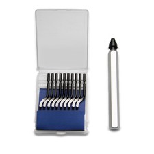 TMAX Deburring Tool With 10 pc HSS Blades and a Silver Hand, for edge Processing