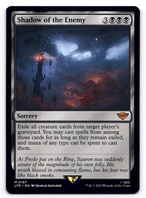 Shadow of the Enemy NM The Lord of the Rings 0107 MTG Regular