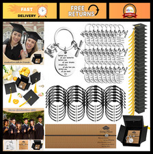 24 Sets Graduation Gifts 2026 Keychain Bracelets Quote Card Cap Box Unisex