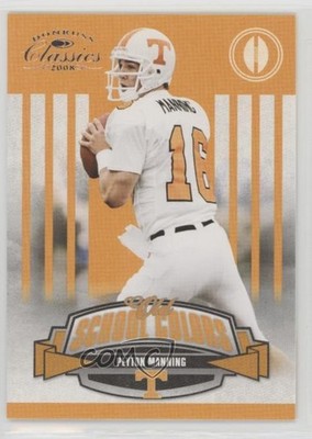 2008 Donruss Classics Old School Colors 407/1000 Peyton Manning #OSC-9 HOF 0af