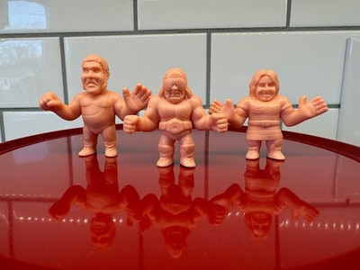2017 Super 7 WWE M.U.S.C.L.E. Figures - Andre the Giant, Roddy Piper, Macho Man