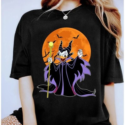 Disney Daisy Vampire Daisy Duck Witch Halloween Shirt, Disneyland Halloween