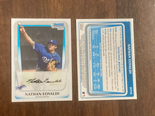 NATHAN EOVALDI - 2011 BOWMAN CHROME - LOS ANGELES DODGERS - ROOKIE CARD #BCP165. rookie card picture
