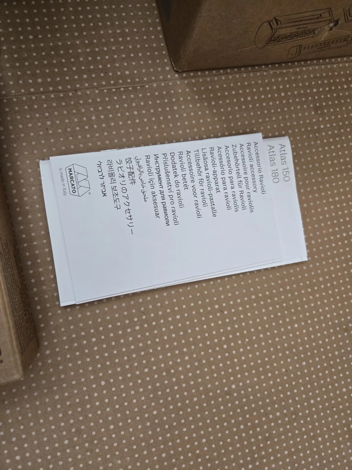 Marcato Deluxe Pasta Gift Set Atlas 150 Multipast Made In Italy  - Image 4 of 4