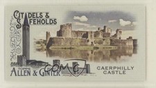 2020 Topps Allen & Ginter's Citadels and Safeholds Minis Caerphilly Castle 5w7