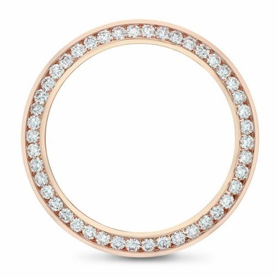 DAY-DATE 41MM 3.15CT CHANNEL SET NATURAL DIAMOND BEZEL FOR ROLEX 18K ROSE GOLD