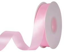 Pink Double Faced Satin Ribbon 1 Inch x 100 Yards Gift Wrapping Wedding Bows