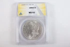 NobleSpirit Morgan SILVER Dollar 1888-O ANACS Ms 61 BLAZING WHITE FLASH