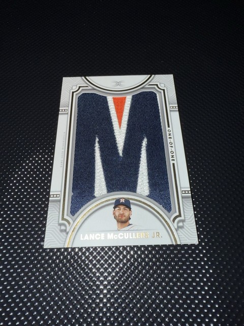 lance mccullers jr 1/1 Nameplate 2022 Topps Definitive “M” WOW!! 🤯