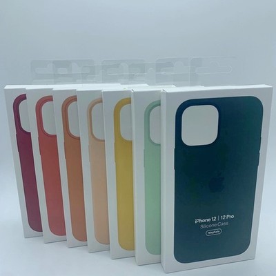 For iPhone 12 Pro Max / 12 Pro / 12 Original  Silicone Magnetic Case W/ Magsafe