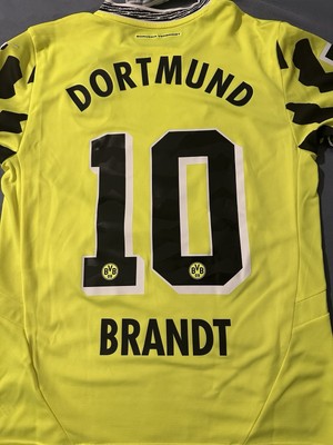 Original Puma BVB Borussia Dortmund Sondertrikot Neongelb Grösse M Brandt 10