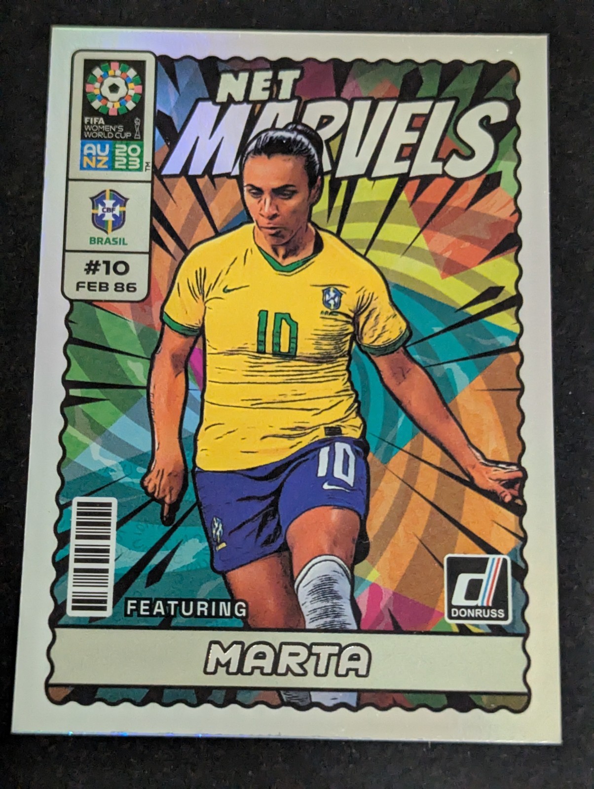 2023 Donruss FIFA Women's World Cup #2 Marta Net Marvels Brazil