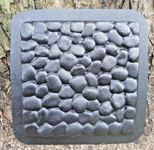 Molde de piedra escalonada de adoquín hormigón yeso cemento molde 12" x 1,25" de espesor