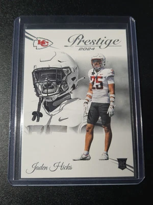 Jaden Hicks - Prestige Football 2024 - Kansas City Chiefs - RC - Bild 1 von 2