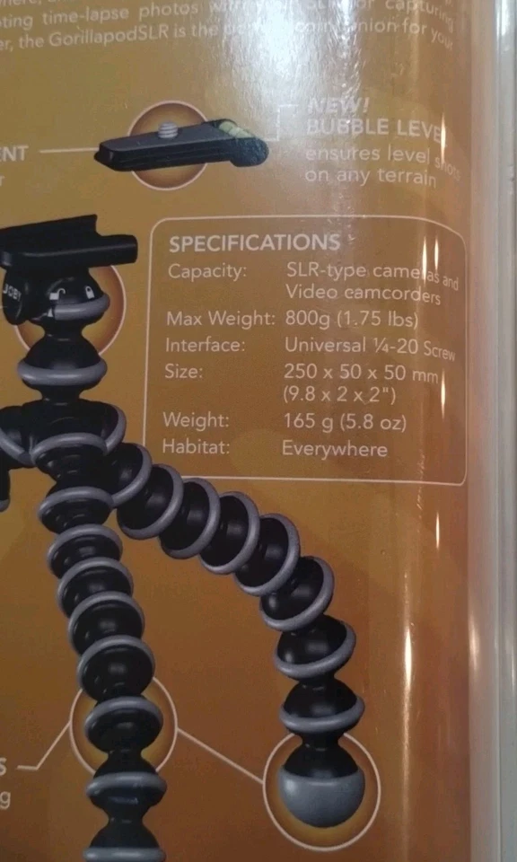 Joby Gorillapod SLR - GP2-A1EN - For SLR Type Cameras and Video Cameras - Image 3 of 4