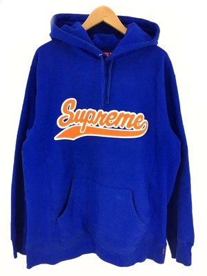 supreme chenille script hoodie