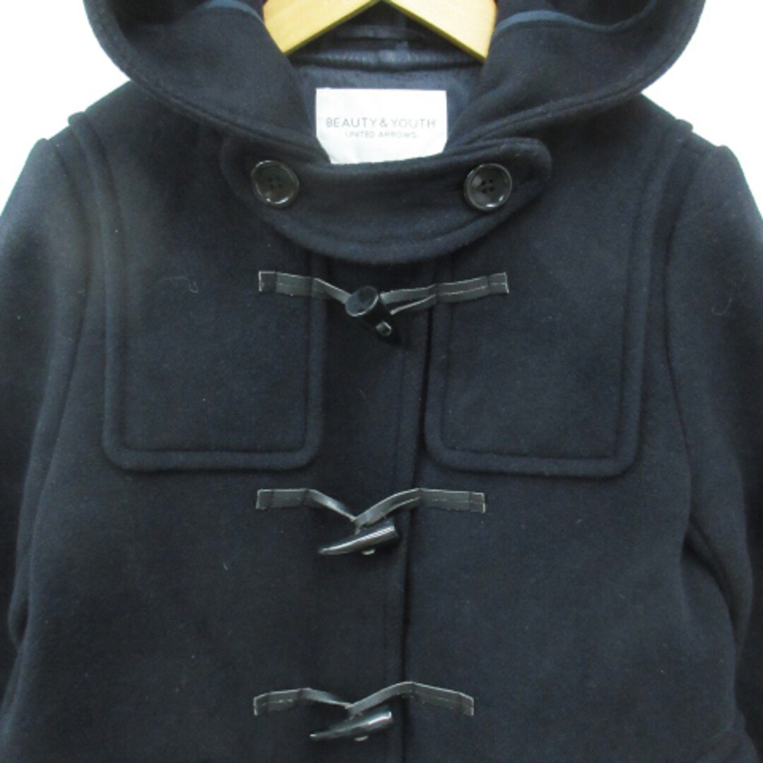 ジャケット・アウター H BEAUTY&YOUTH DUFFLE COAT M B&Y UNITED ARROWS BEAUTY & YOUTH DUFFLE COAT WITH HOOD SHORT