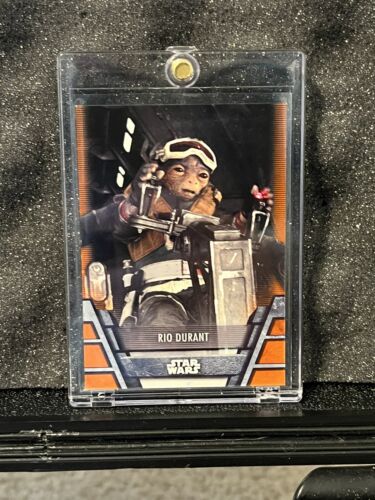 RIO DURANT #N-13 - 2021 Topps STAR WARS HOLOCRON  /99 ORANGE PARALLEL - Picture 1 of 3