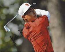 USC PGA GOLFER JUSTIN SUH HAND SIGNED 8x10 PHOTO C w/COA SOUTHERN CAL TROJANS