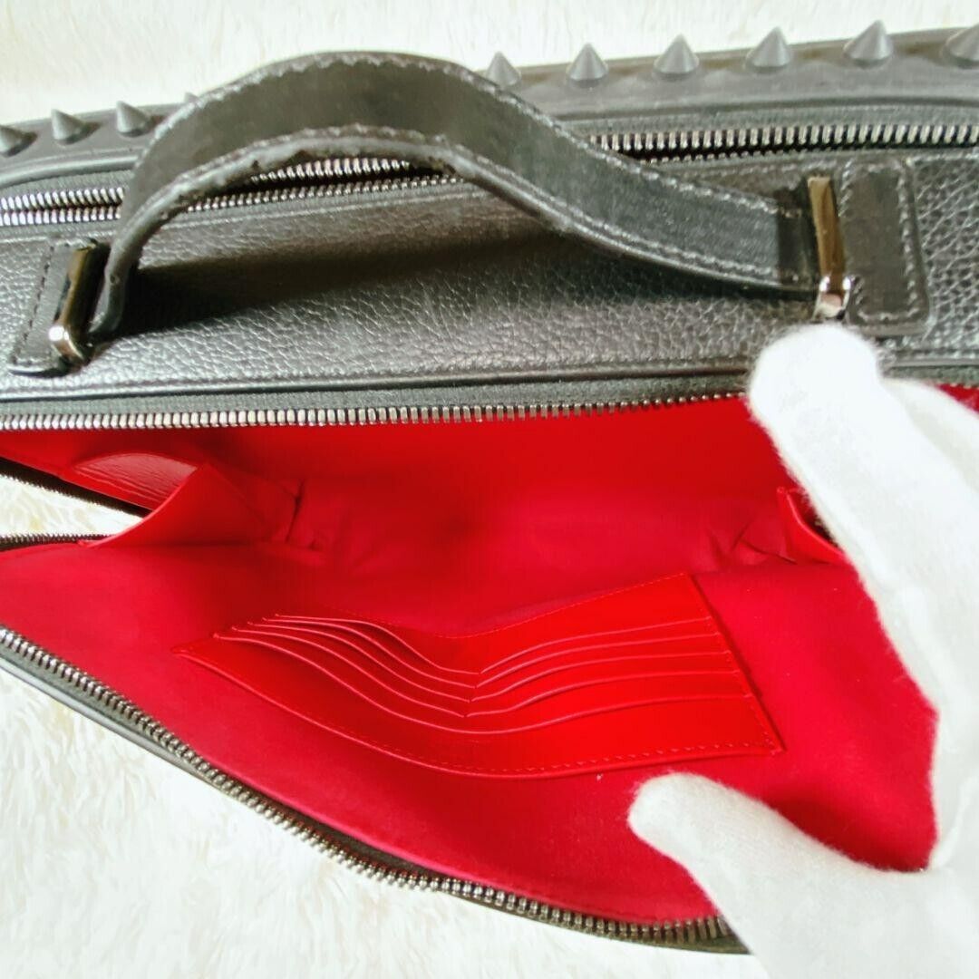 Christian Louboutin 2way business bag shoulder bag Leather Christian Louboutin 2way business bag shoulder bag Leather