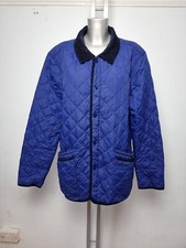 ASYLUM HEEITAGE MENS BLUE QUILTED WINDBREAKER LIGHT JACKET COAT XXL 44