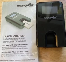 DIGIPower TC-55C Class 2 Travel Battery Charger for Panasonic Digital Camera 55C