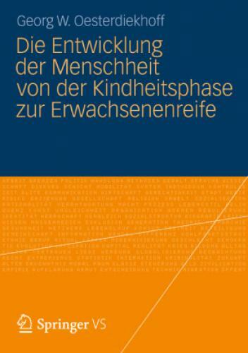 Thumbnail - Die Entwicklung Der Menschheit Von Der Kindheitsphase Zur
